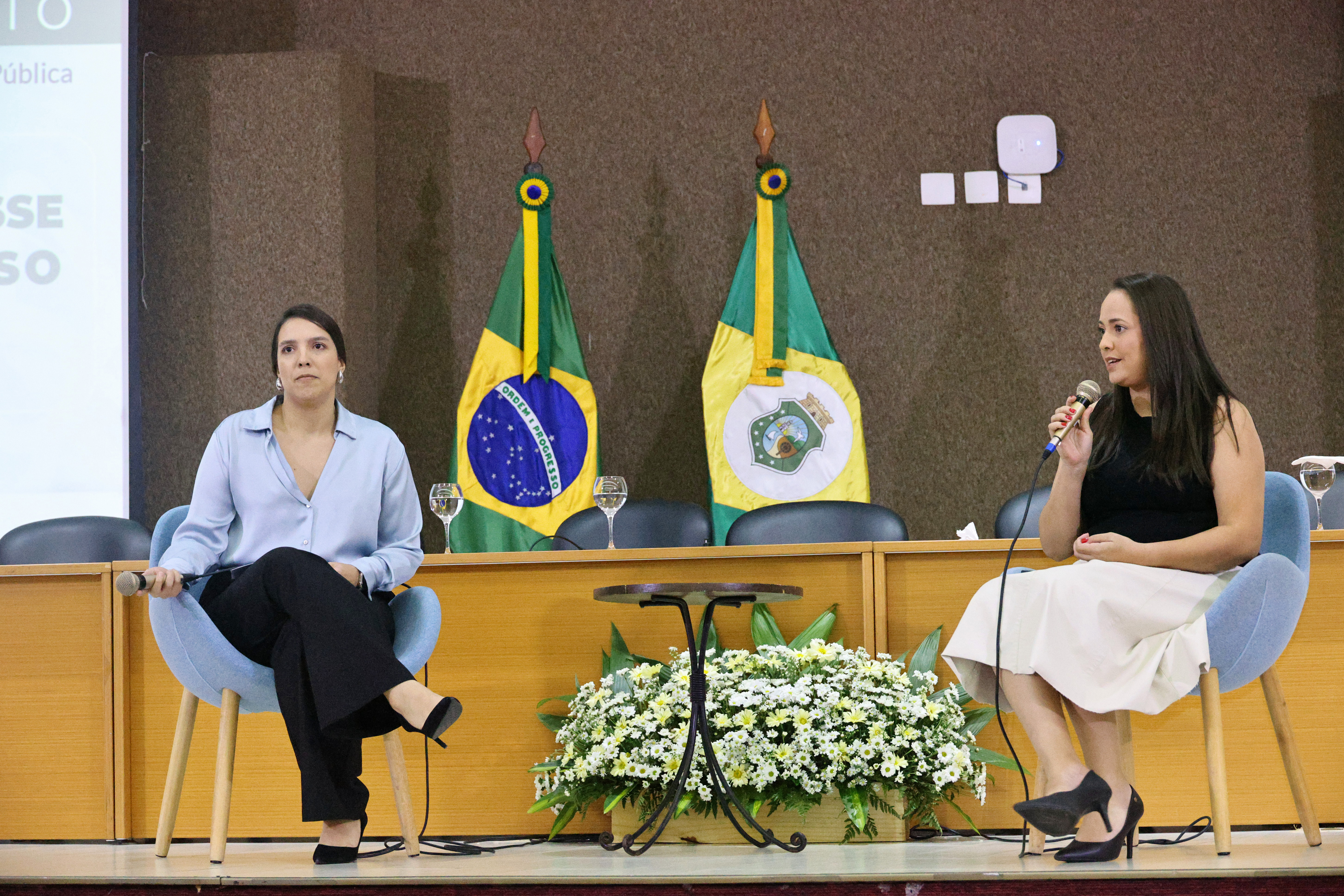 Carla Marinho e Viviane Oliveira apresentam painel sobre a importância das boas práticas ambientais, sociais e de governança