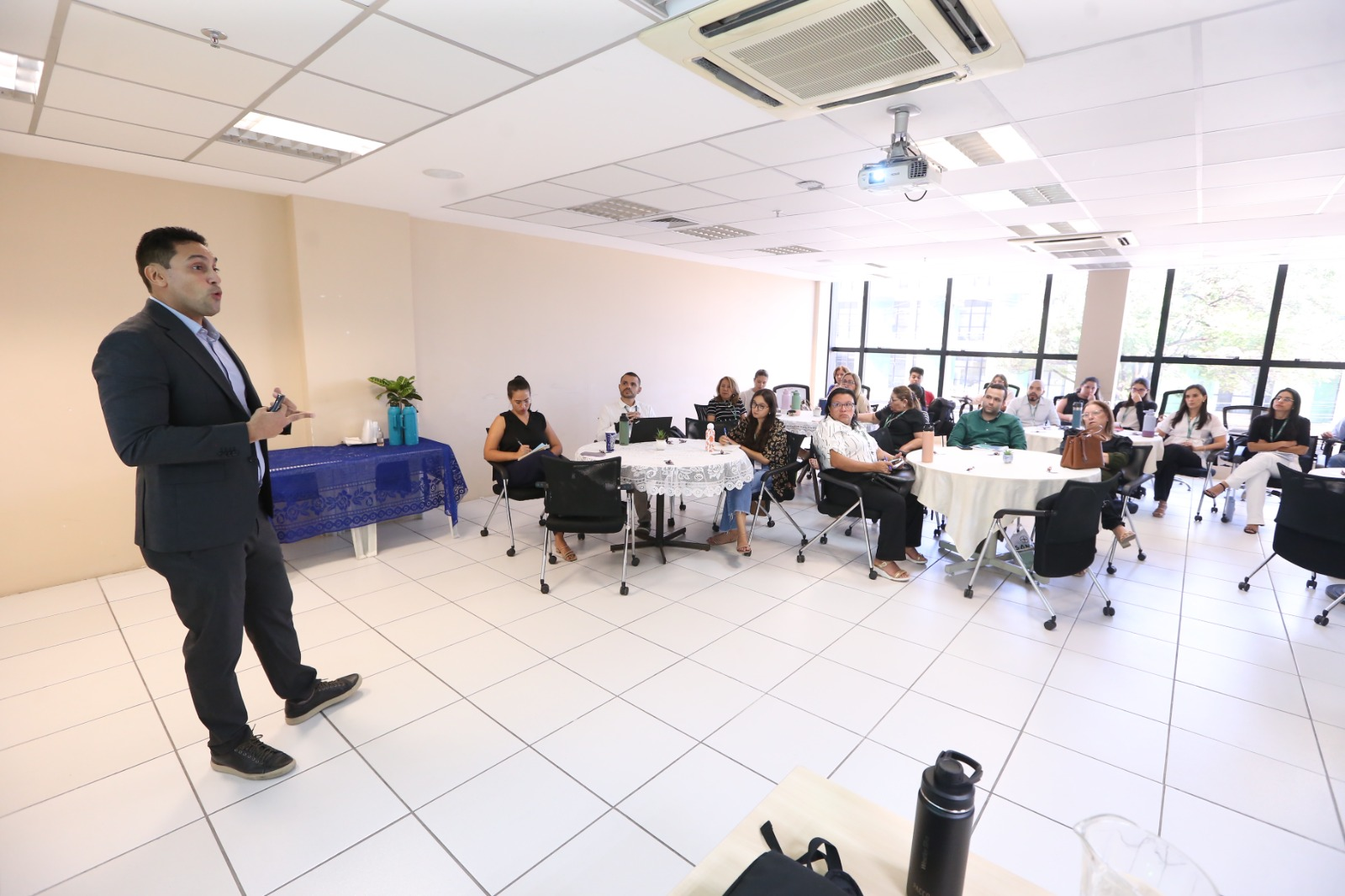 Curso é ministrado pelo auditor de Controle Interno da CGE, Wescley Soares