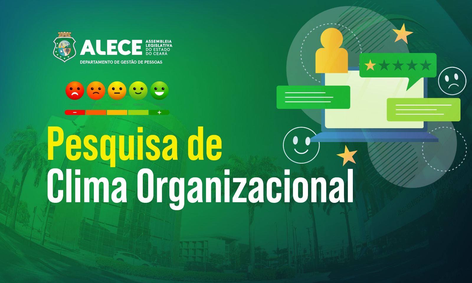 Pesquisa segue até o dia 7 de novembro - Arte: Núcleo de Publicidade da Alece